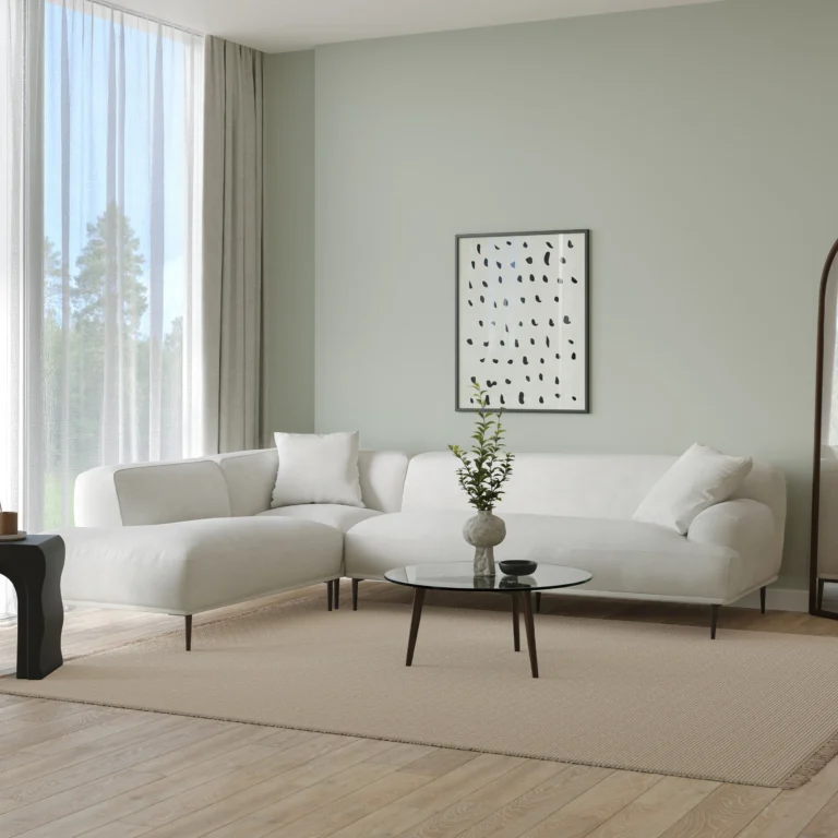 Abisko 113_ Left L-Shaped Sectional - Quartz White