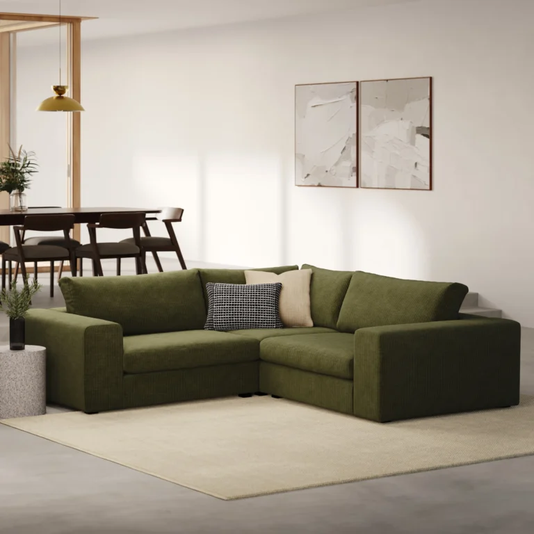 Beta 94_ Modular Corner Sectional - Cypress Green