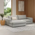 Beta 98_ Modular Left Chaise Sectional - Welsh Gray