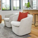Turoy 32.5_ Swivel Lounge Chair - Wicklow Gray
