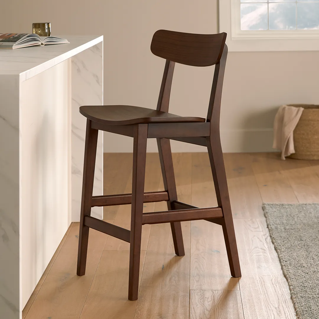 Ecole Counter Stool - Walnut - Image 2