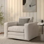 Riley 42_ Grand Swivel Chair - Napa White