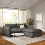 Leigh 92_ Modular Sectional - Silver Gray