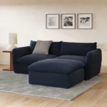 Leigh 92_ Velvet Modular Sectional - Hale Ink