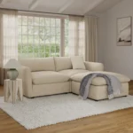 Leigh 92_ Modular Sectional - Silver Taupe