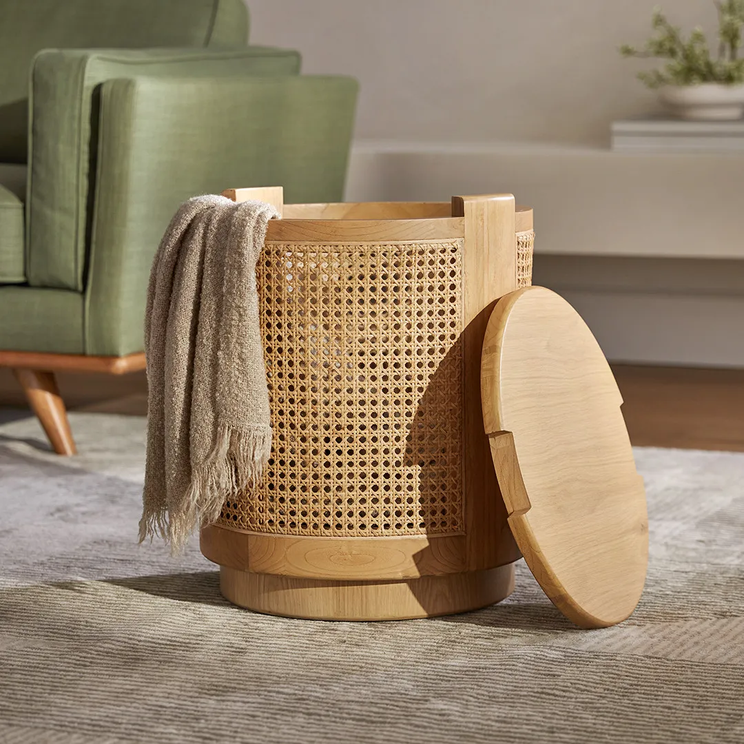 Bocana Storage Side Table - Oak - Image 2