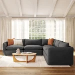 Leigh 126_ Modular Corner Sectional - Napa Charcoal