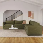 Leigh 126_ Modular Corner Sectional - Napa Moss
