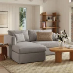 Marina 80_ Reversible Storage Sectional - Hestia Gray