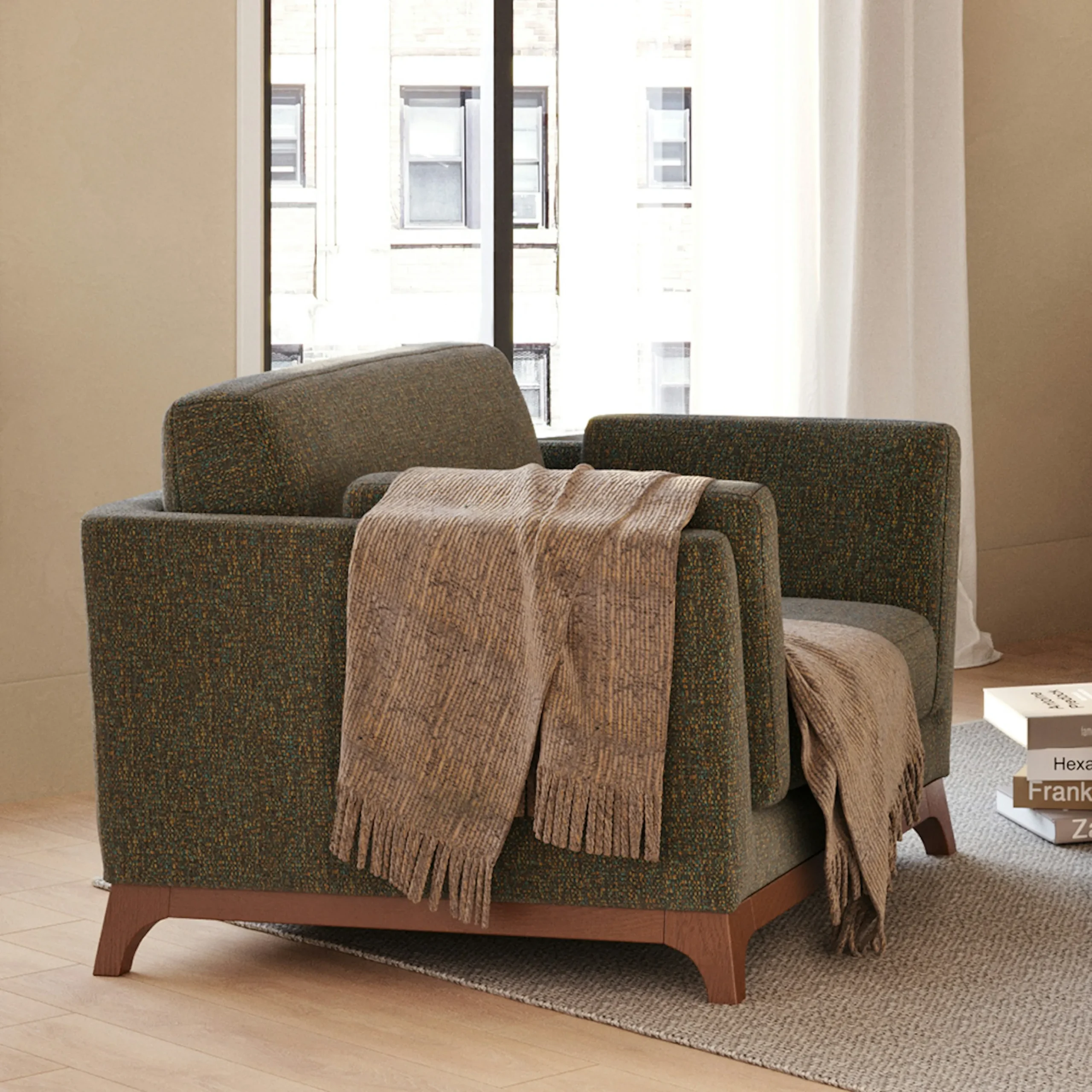 Ceni 39_ Lounge Chair - Hemlock Green