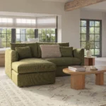 Marina 80_ Reversible Storage Sectional - Napa Moss