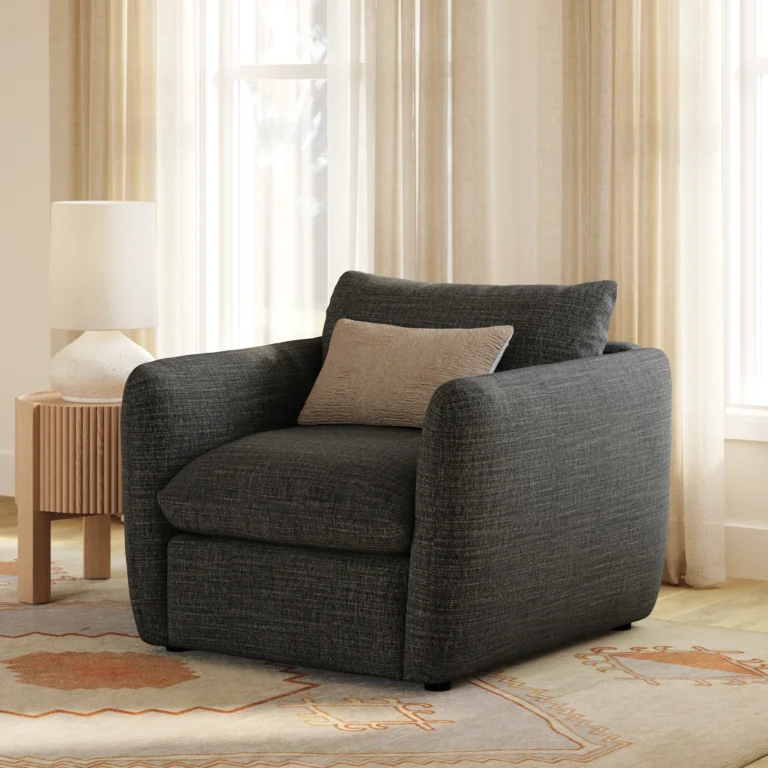 Leigh 42_ Lounge Chair - Napa Charcoal