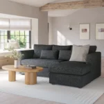 Marina 90_ Reversible Storage Sleeper Sectional - Napa Moss