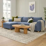 Nordby 104_ Reversible Sleeper Sectional - Lull Blue