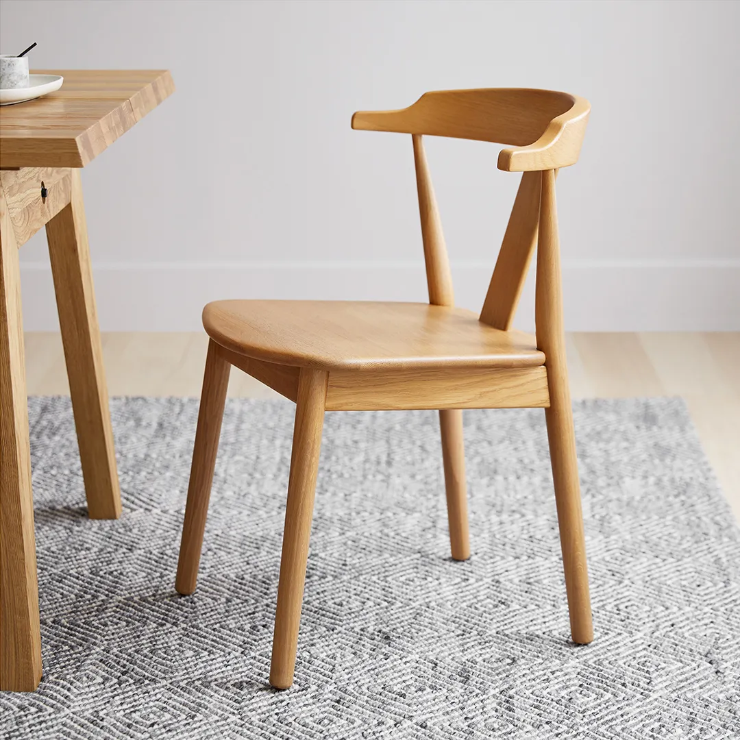 Morton Dining Chair - Oak - Image 2
