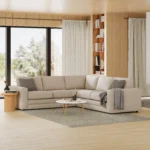Riley 104_ Corner Sectional - Napa White