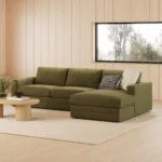 Riley 118.5_ Right Sectional - Napa Moss