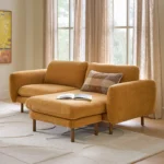 Sanders 85.5_ Reversible Sectional - Hestia Ginger