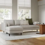 Sven 100_ Tufted Left Sectional - Biscuit Cream