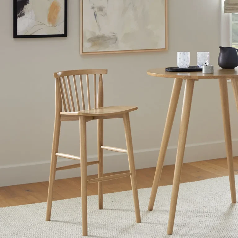 Seno Round Bar Table - Oak