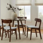 Ecole Dining Chair - Walnut and Welsh Gray