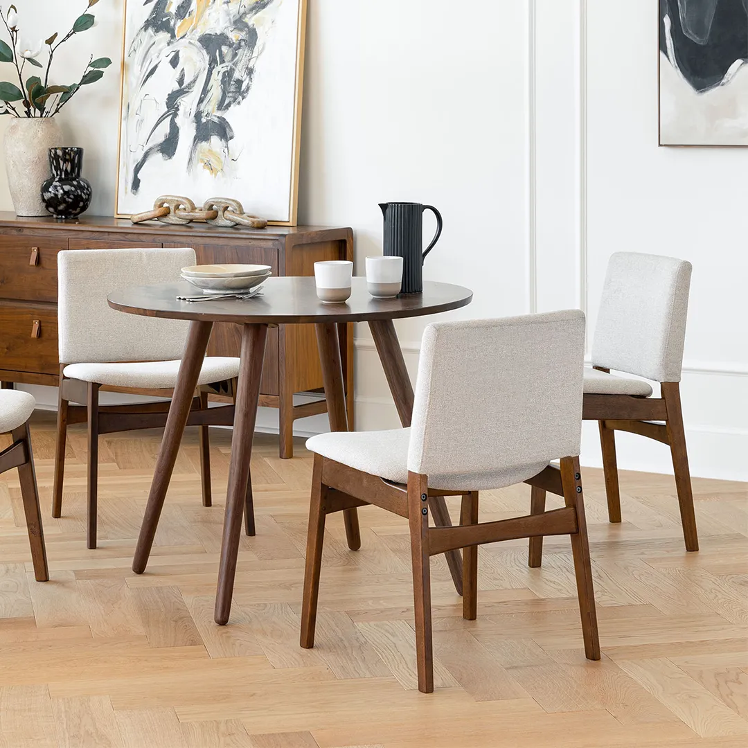 Seno 36_ Round Dining Table - Walnut