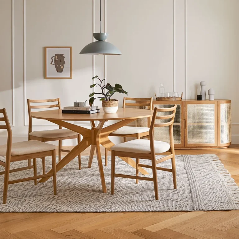 Conan 54_ Round Dining Table - Oak