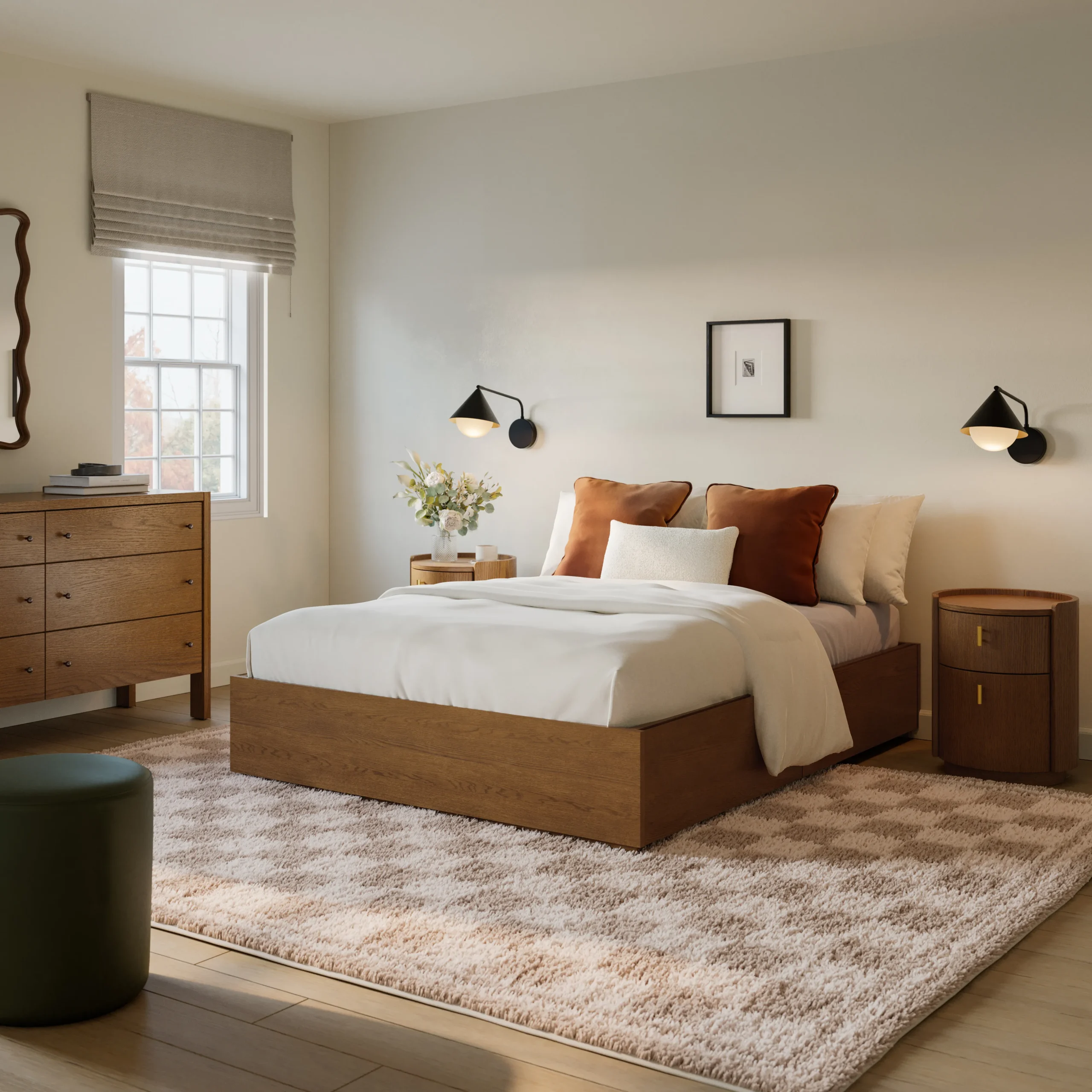Miila 2-Drawer Nightstand - Smoked Oak