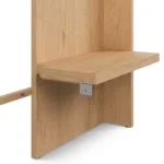 Leif Nightstand Extension Set - White Oak