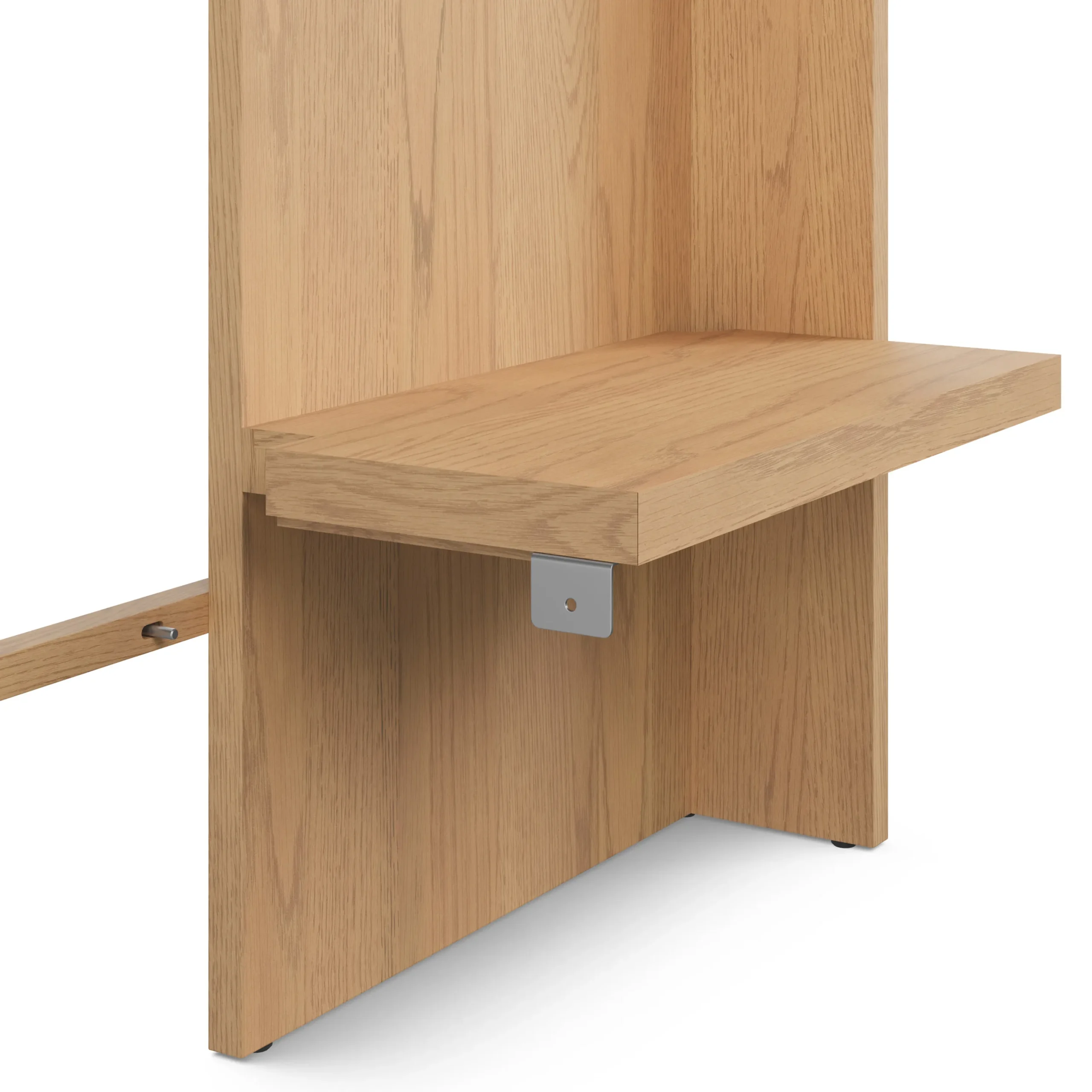 Leif Nightstand Extension Set - White Oak - Image 3