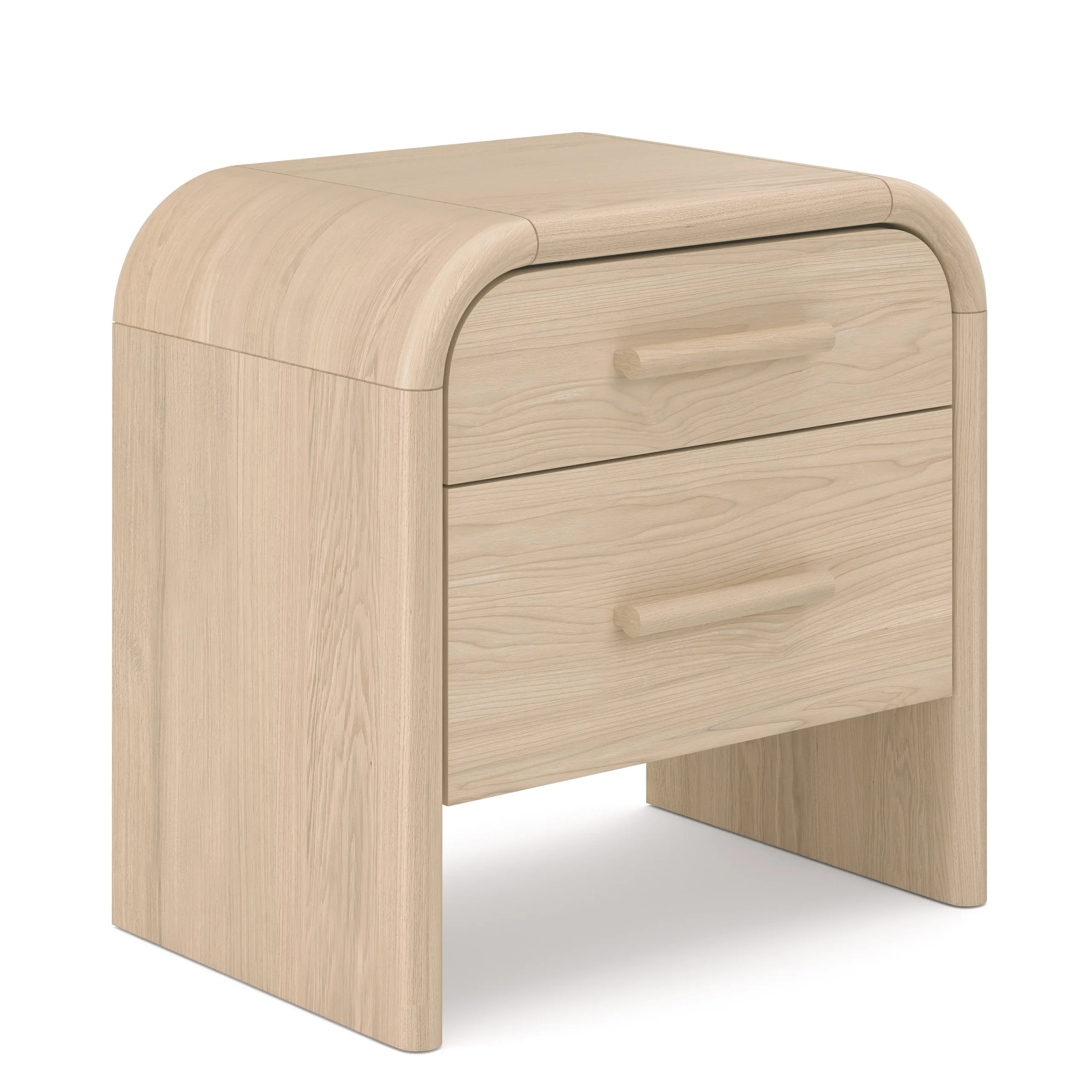 Faydra 2-Drawer Nightstand - Natural Ash - Image 2
