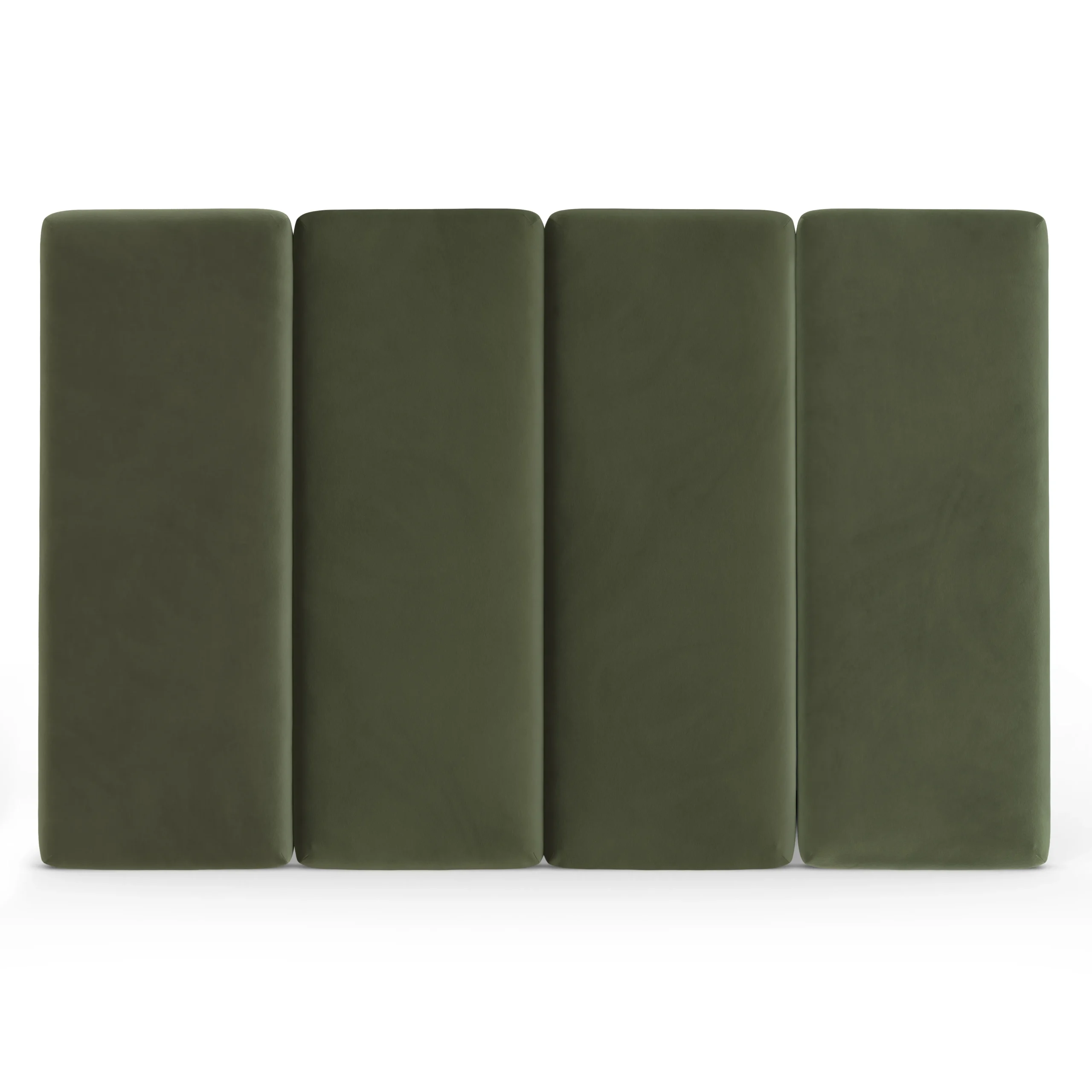 Noel King Tall Velvet Headboard - Hale Fir Green - Image 2