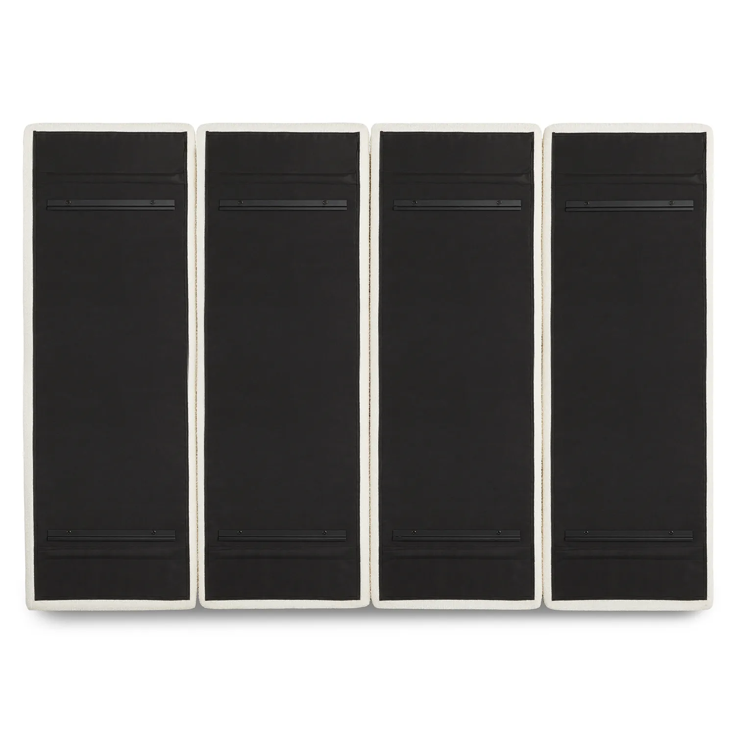 Noel King Tall Headboard - Lunaria White Bouclé - Image 3