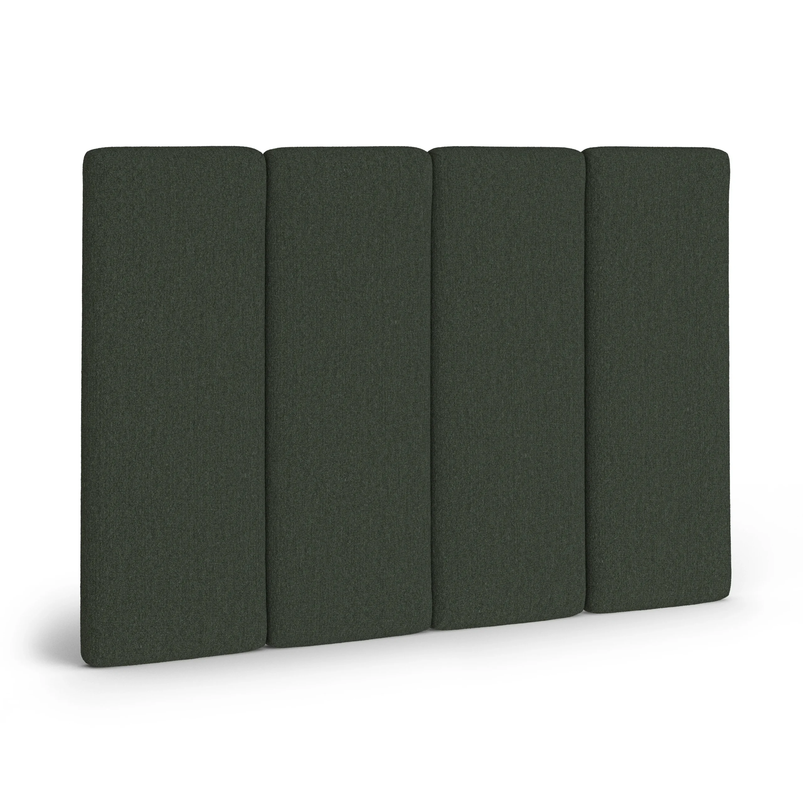 Noel King Tall Headboard - Green Wool Bouclé - Image 3