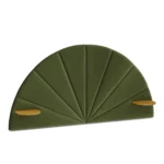 Almelo Full Velvet Headboard - Hale Serrano Green