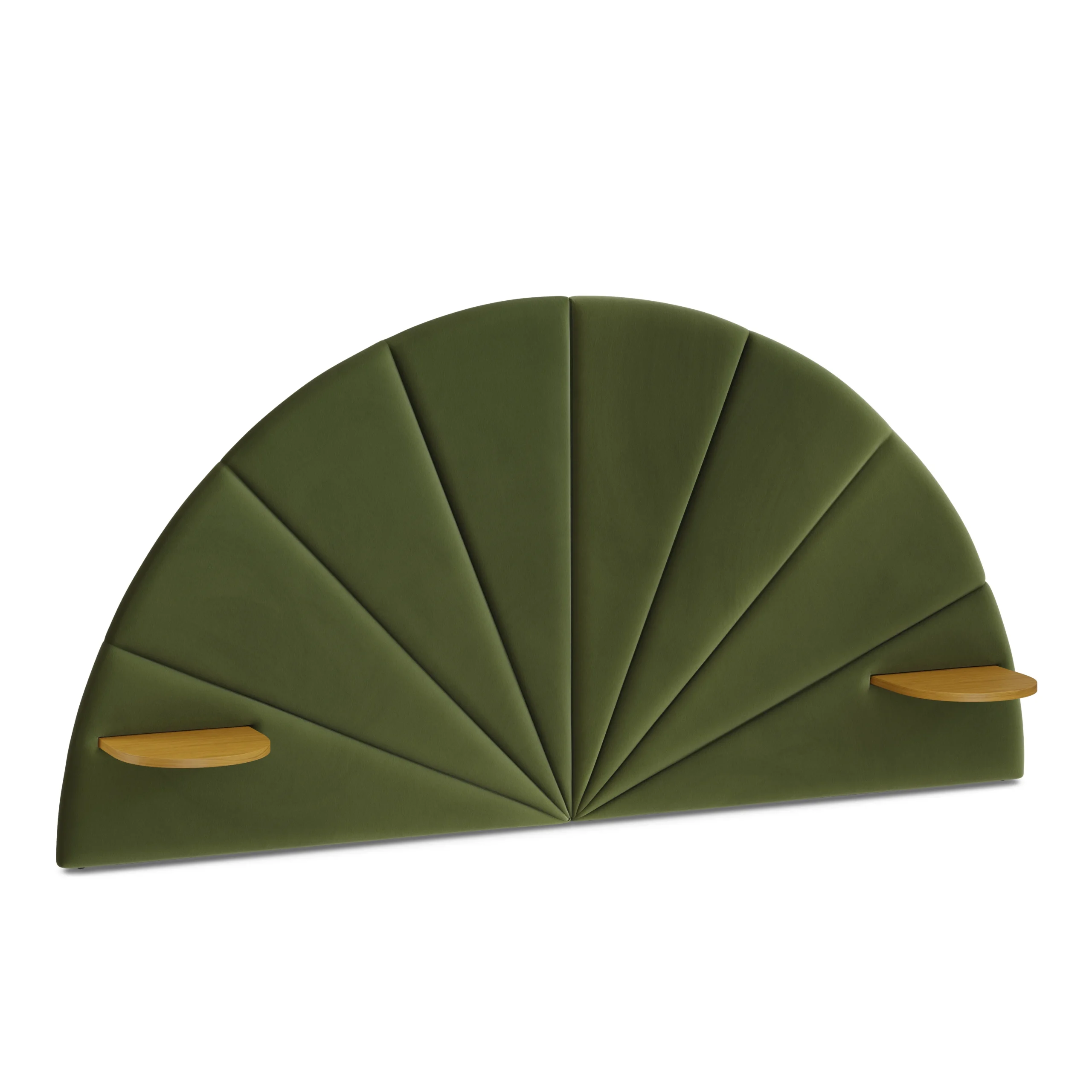 Almelo Full Velvet Headboard - Hale Serrano Green - Image 2