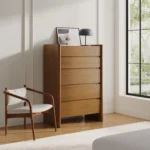Torme 5-Drawer Chest - Smoked Oak
