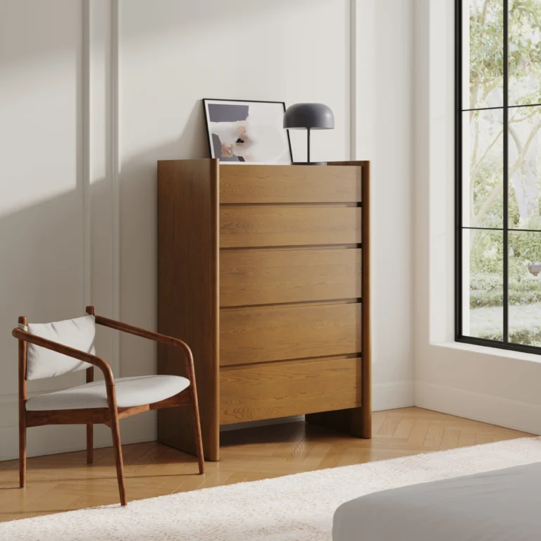 Torme 5-Drawer Chest - Smoked Oak