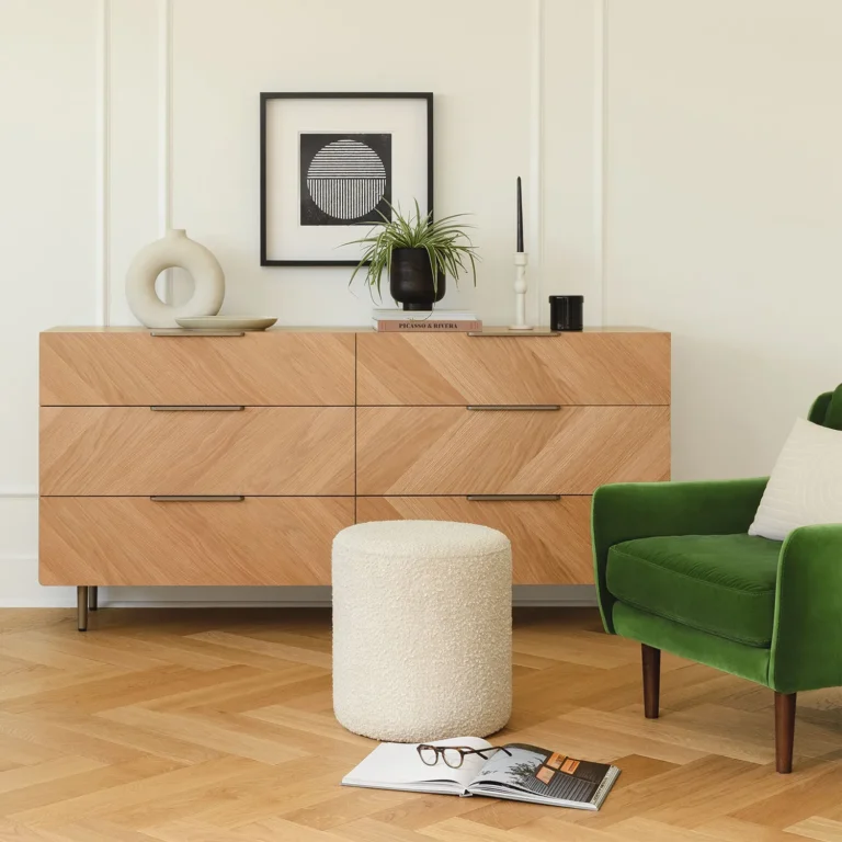 Nera 6-Drawer Double Dresser - Oak