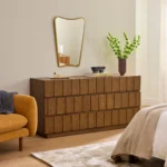 Marko 6-Drawer Double Dresser - Smoked Oak
