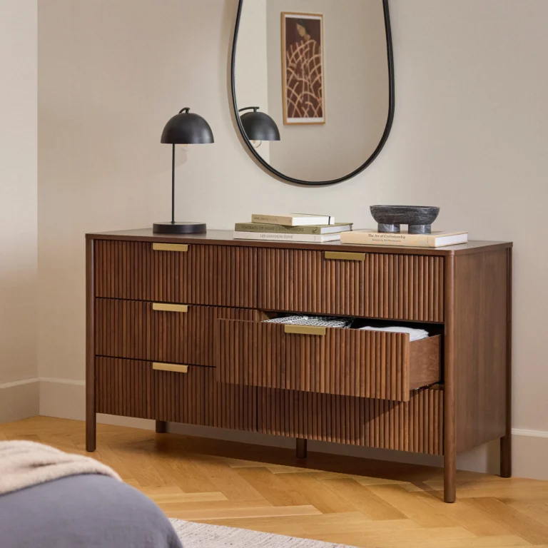 Liv 6-Drawer Double Dresser - Walnut
