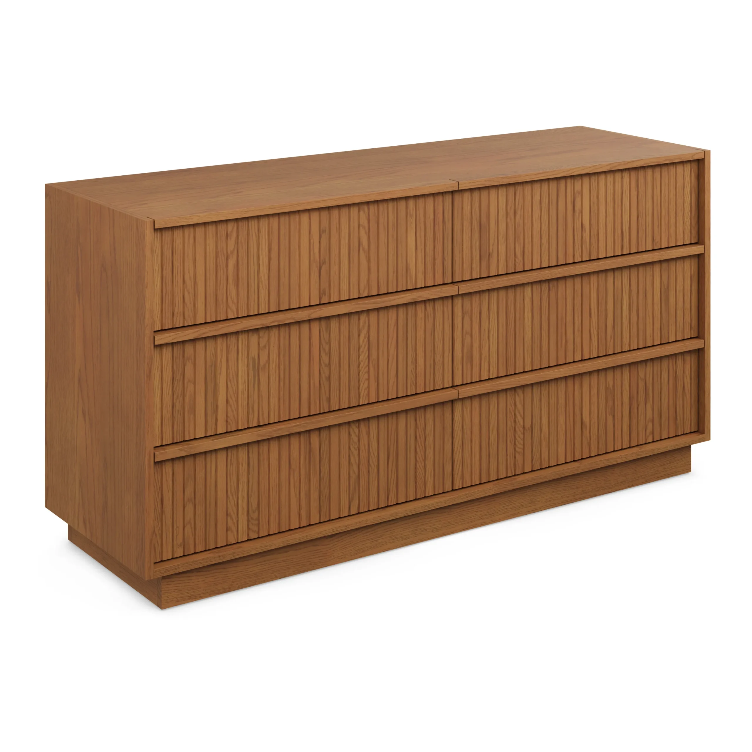 Kouva 6-Drawer Dresser - Smoked Oak - Image 2