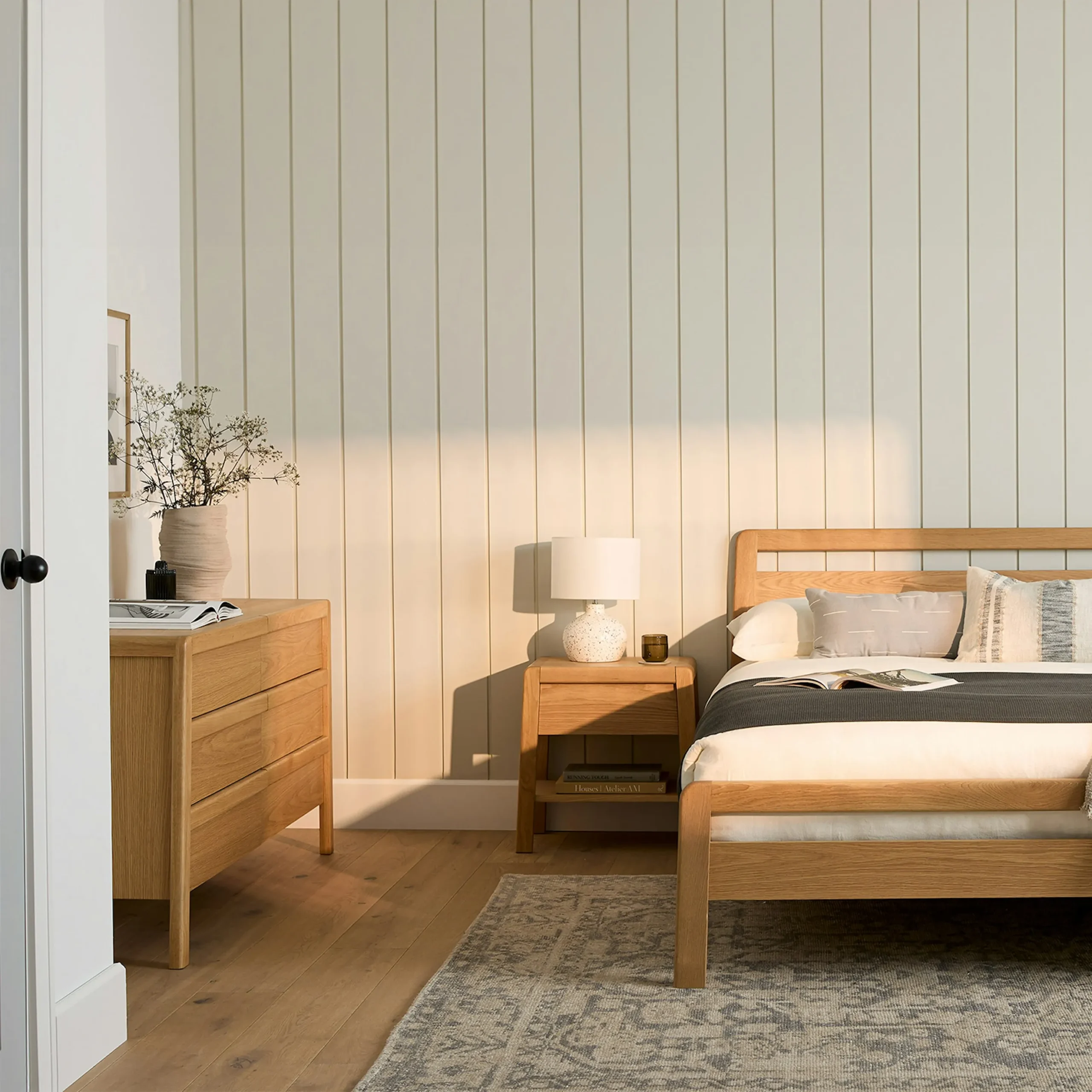 Dalsa 6-Drawer Double Dresser - Natural Oak