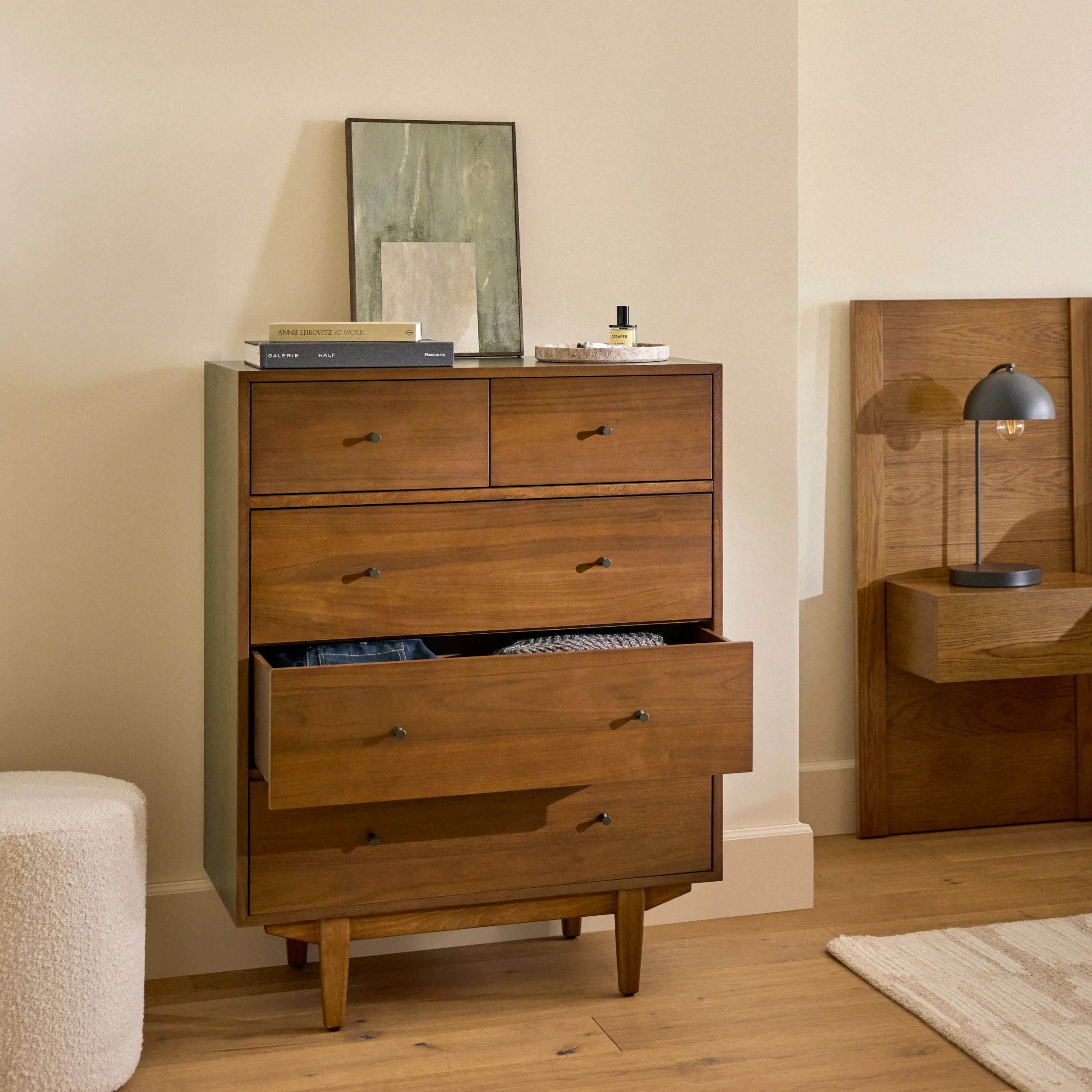 Cooper 5-Drawer Chest - Walnut - Image 3