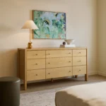 Cassie 9-Drawer Triple Dresser - Natural Oak
