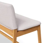 Nosh 51.5_ Bench - Oak and Ratine Ivory