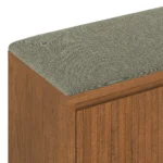 Kouva 47_ Bench - Smoked Oak and Algonquin Green