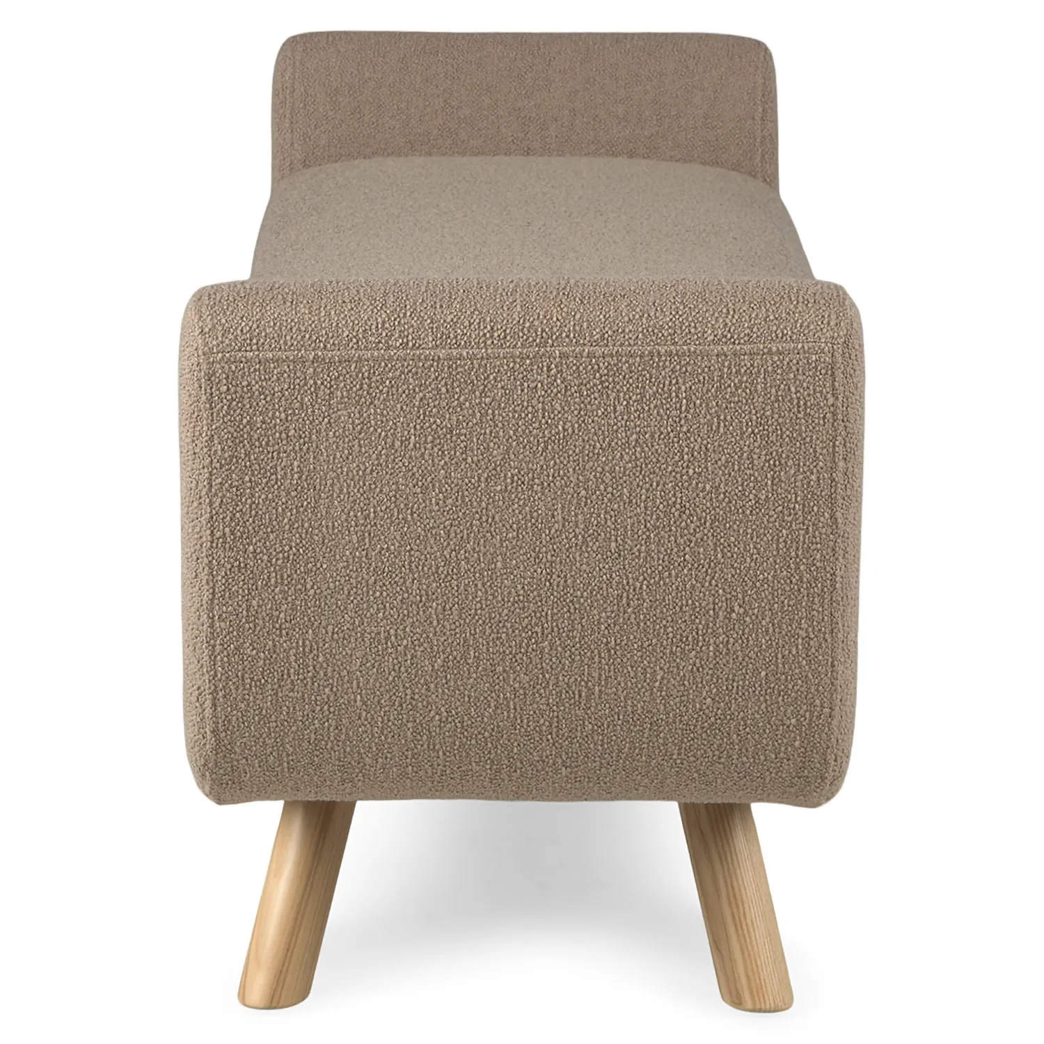 Gabriola 60_ Bench - Sandstone Wool Bouclé - Image 3