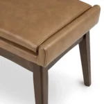 Chantel 56_ Leather Bench - Toscana Tan