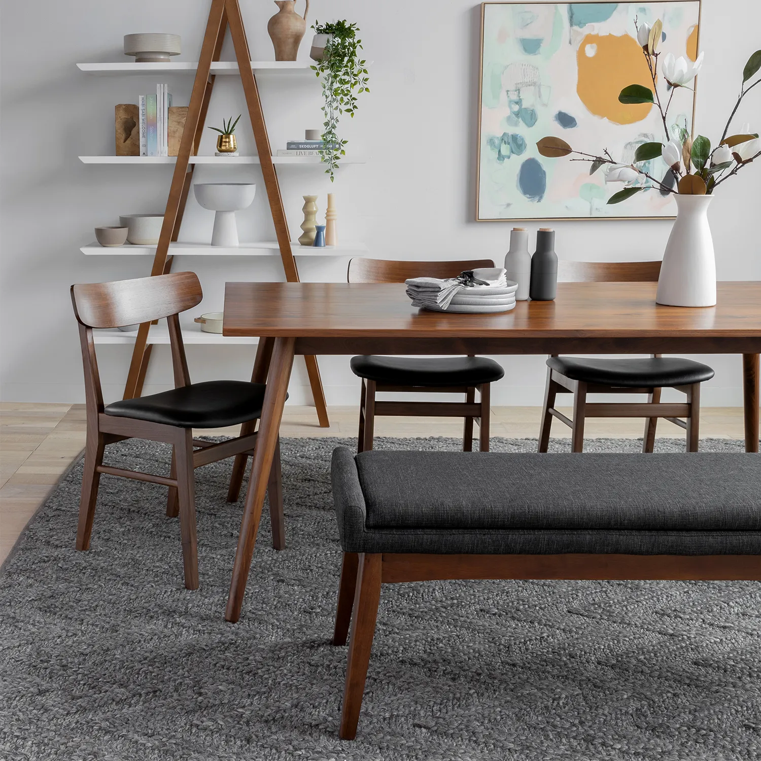Chantel 56_ Bench - Licorice - Image 2